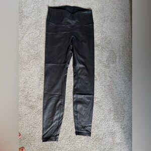 Leather Black Leggings